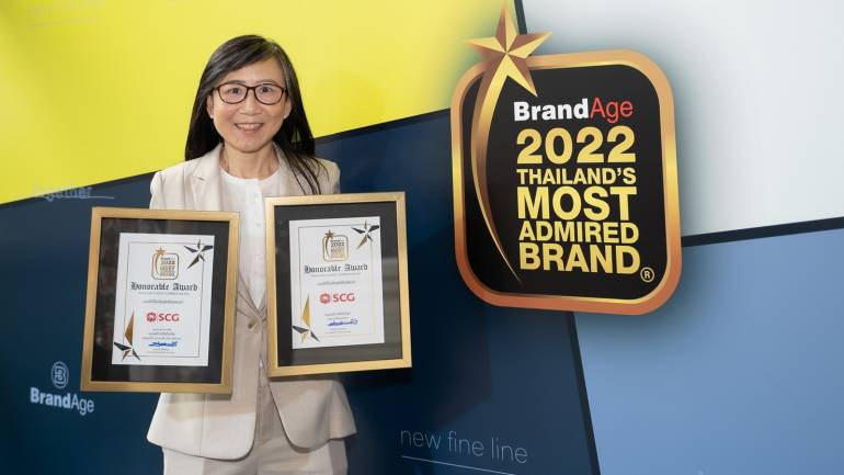 เปิดกลยุทธ์ที่นำพา สมาร์ทบอร์ด เอสซีจีและหลังคา เอสซีจี คว้ารางวัล Thailand’s Most Admired Brand 2022