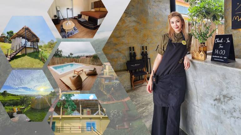 จากอดีตแอร์โฮสเตส สู่เจ้าของธุรกิจรีสอร์ตแสนสวยท่ามกลางธรรมชาติ "Mondara Villa and Glamping" อ.สวนผึ้ง จ.ราชบุรี
